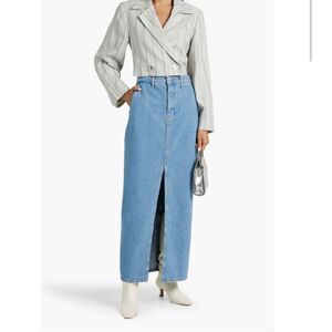 Derek Lam 10 $295 Crosby Denim Maxi Skirt – Womens 29